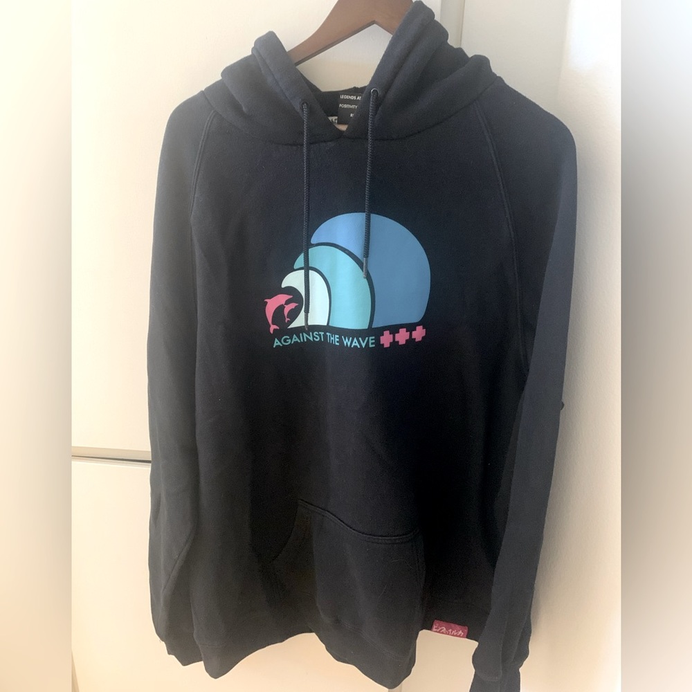 Cute Black Hoodie Sweatshirt